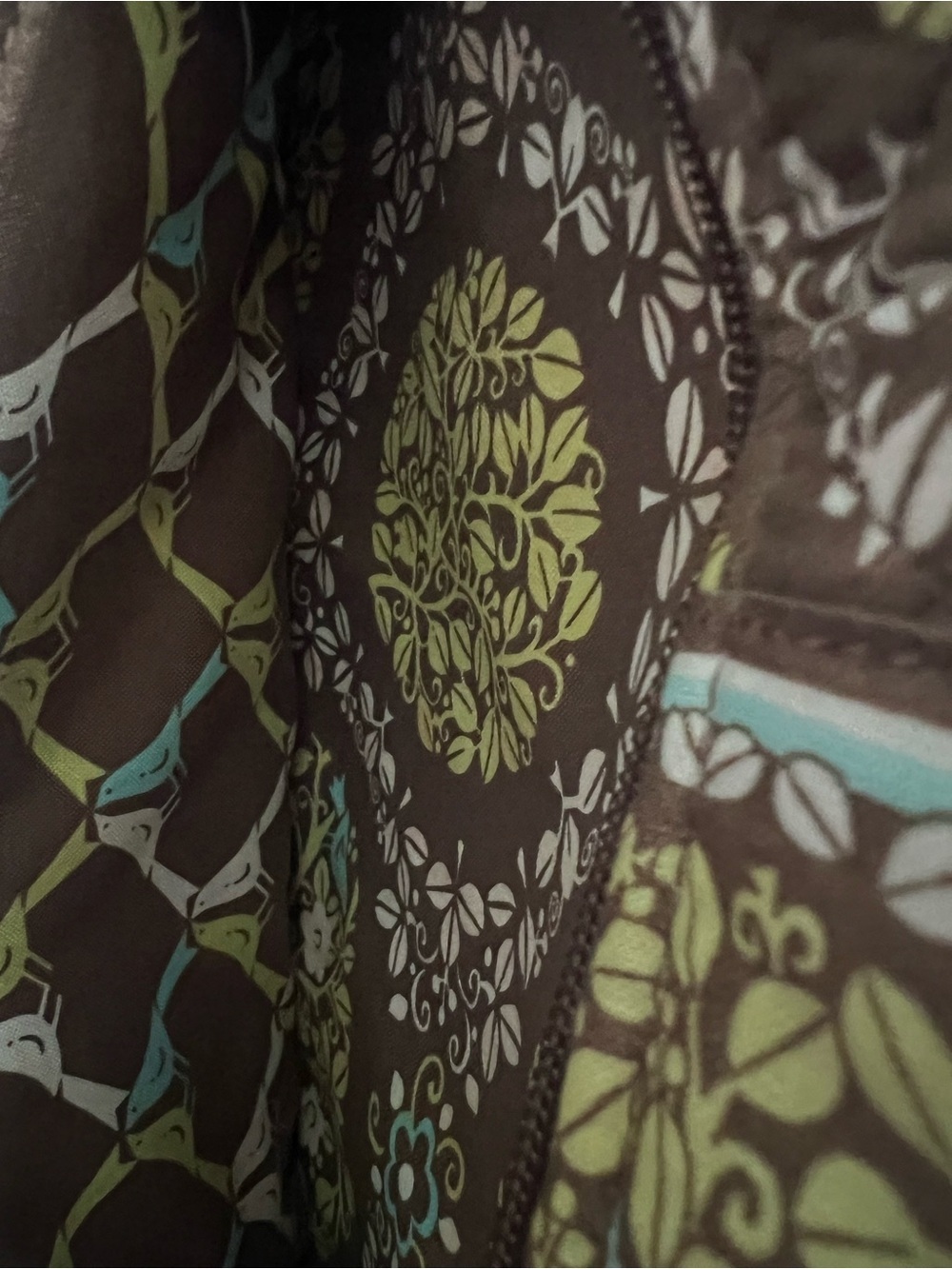 Vera Bradley Knot Just A Clutch Shoulder Bag Sittin’ in a Tree Retired NWOT - Picture 7 of 7